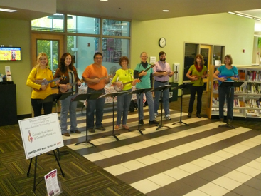 Ukulele Social Club Plays the Lafayette Library
