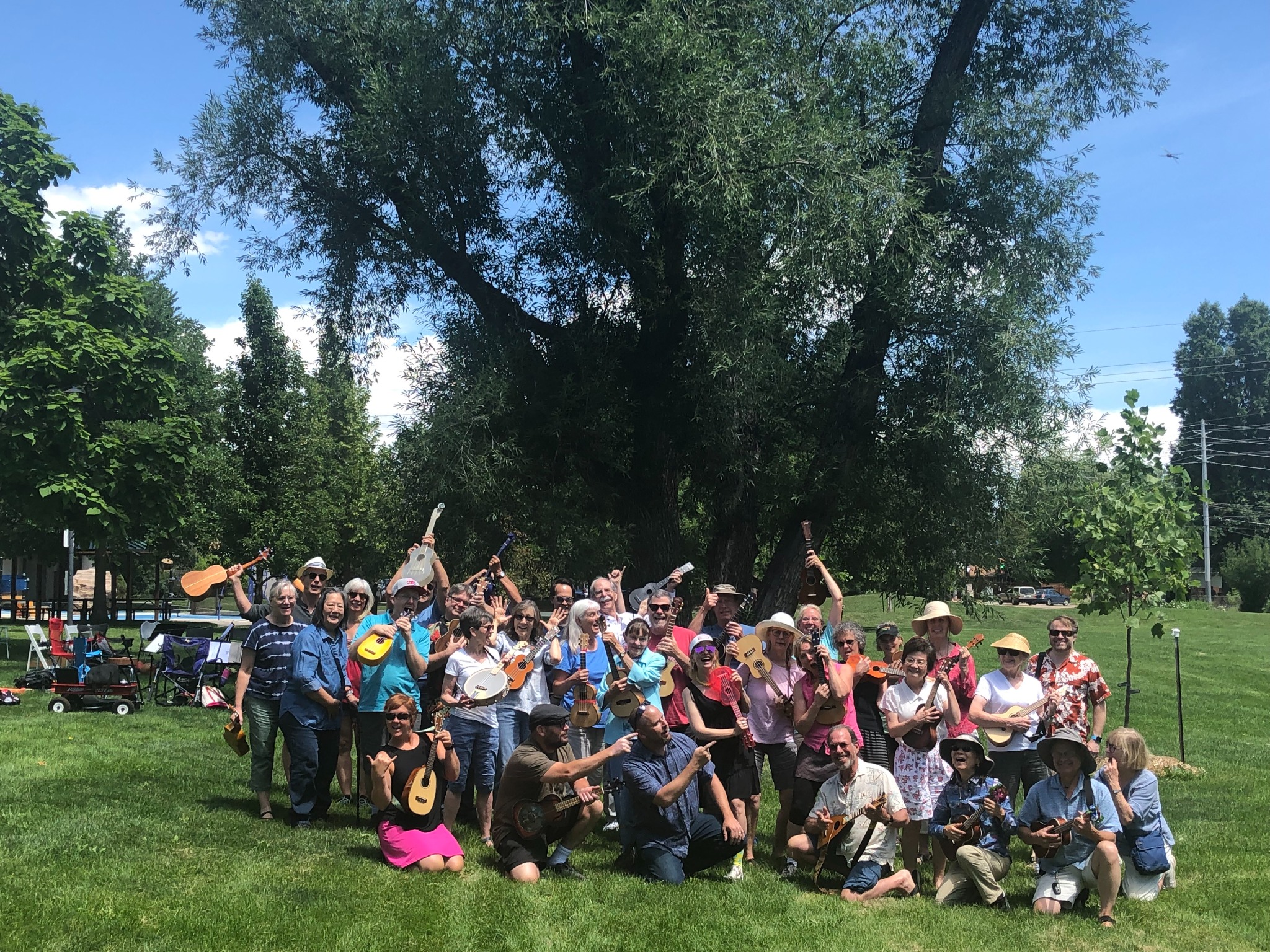 Boulder Ukulele Group photo