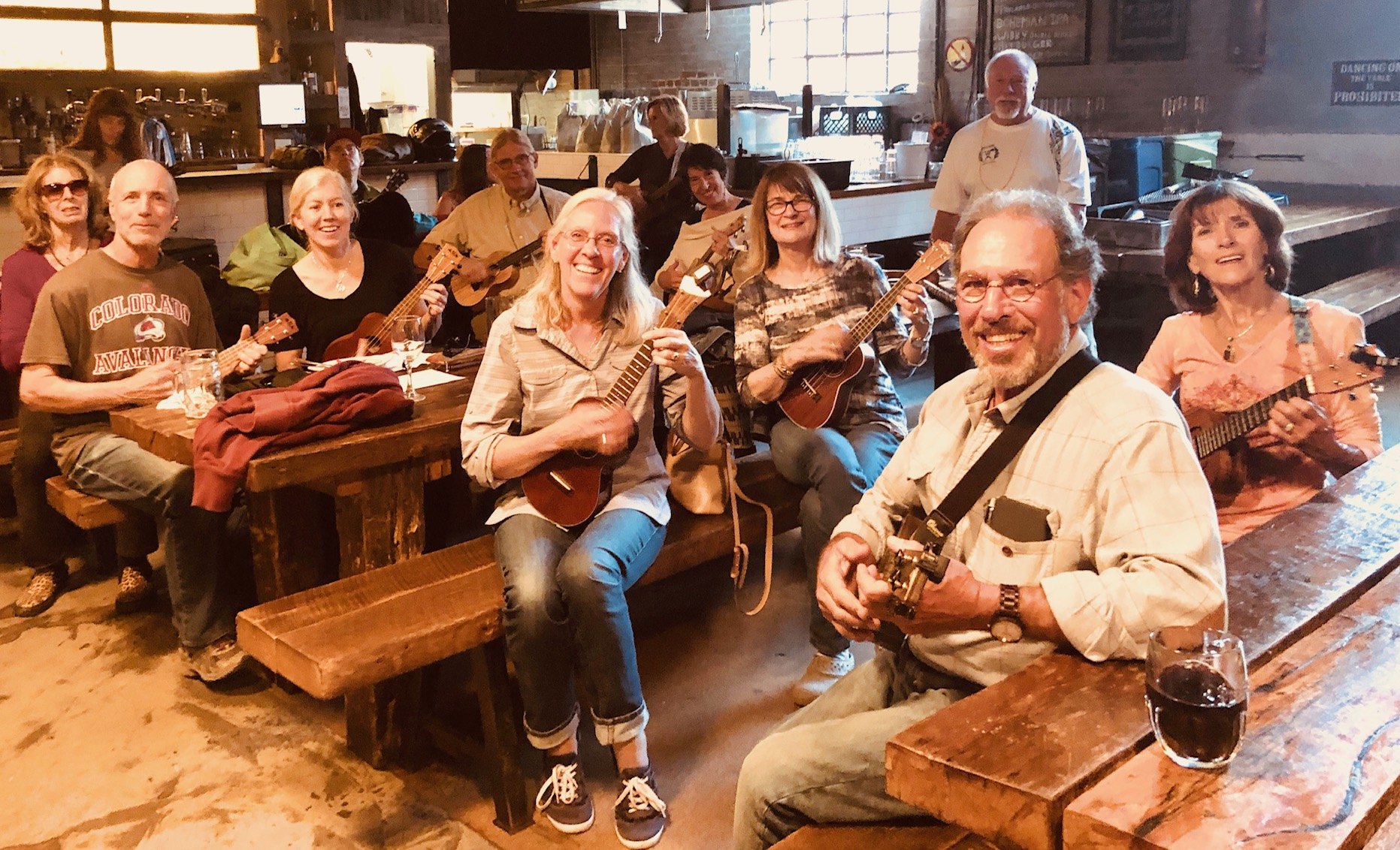 BUG musicians playing together at a bar