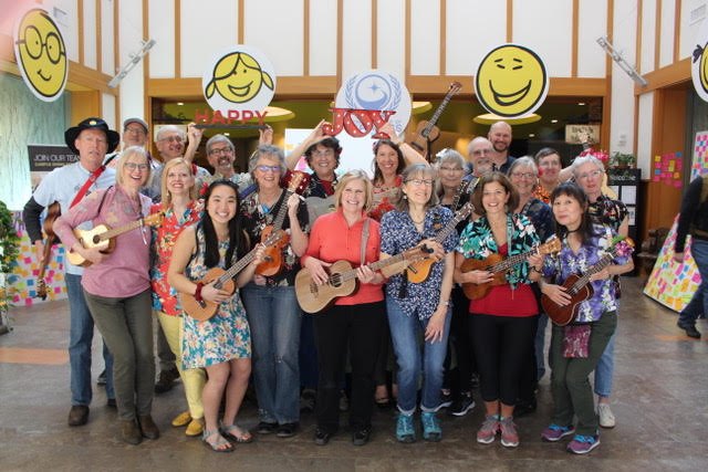 BUG musicians at a community event