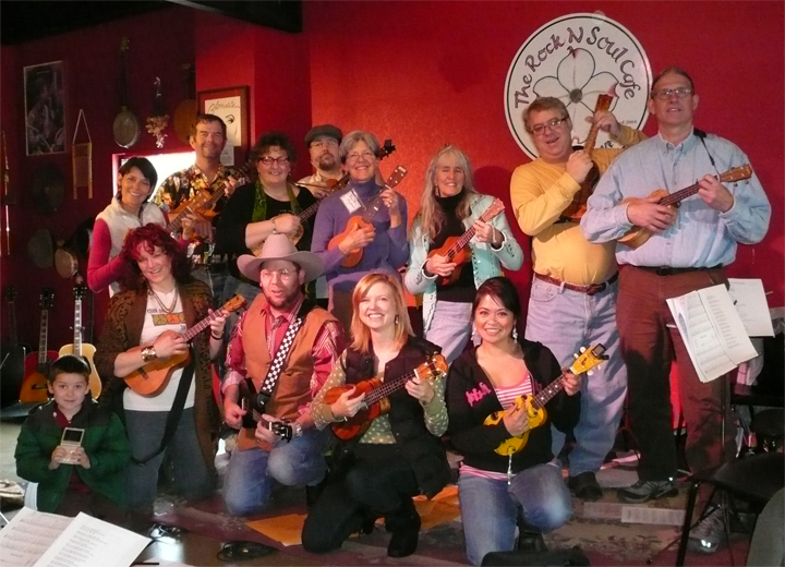 Historical Boulder Ukulele Group gathering