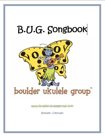 B.U.G. Songbook cover